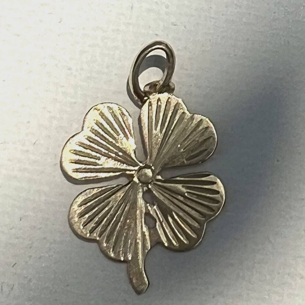 14k GP - Four Leaf Clover Pendant